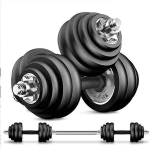 ชุดดัมเบลเหล็กหล่อ1-10กก. อุปกรณ์ฟิตเนสสีดำทนทาน SK ฟิตเนส10กก. - Product Image 6