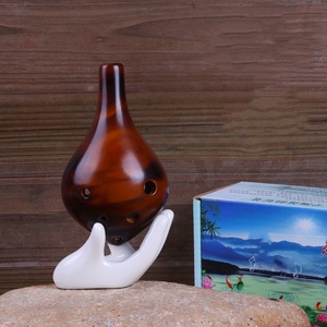 Ocarina en céramique à 6 trous, accordée en Do, instrument à vent traditionnel chinois pour les débutants en musique (vente en gros) - Product Image 5