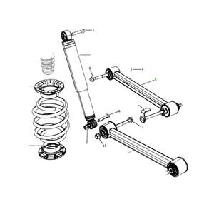 <b>Stabilizer</b> Link For Jeep Liberty DODGE Nitro 52125321AC MacPherson Strut Suspension System - Product Image 4