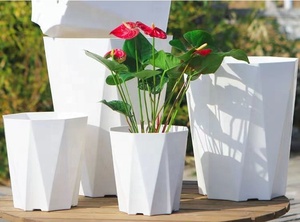Vasi di fiori per centro commerciale a forma di diamante per la casa <span class=keywords><strong>da</strong></span> <span class=keywords><strong>soggiorno</strong></span> fiori <span class=keywords><strong>piante</strong></span> verdi vasi di grandi dimensioni - Product Image 2