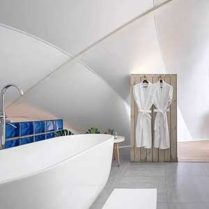 Tente de glamping de luxe type cocon avec double entrée pour l'hébergement en safari africain dans le désert - Product Image 3