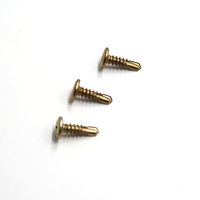 Tornillo Autoperforante Profesional de Cabeza Plana Phillips con Punta de Broca Estriada para Fabricación y Ensamblaje General de Chapa Metálica