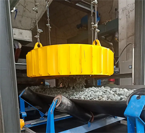 गर्म बिक्री मजबूत चुंबकीय RCDB-5 अनुकूलित कॉपर कॉइल इलेक्ट्रिक-चुंबकीय लौह विभाजक निलंबित विद्युत चुंबकीय लोहा हटाने - Product Image 2