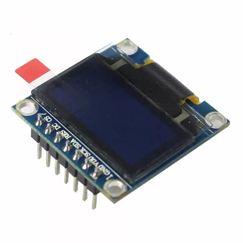 Diskon Besar 0.96 Inci Putih SPI Modul Tampilan OLED 128X64 7pin Chip Driver SSD1306 untuk DIY Belajar Kit