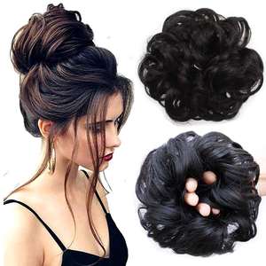 Extensions de <span class=keywords><strong>chignon</strong></span> en forme de beignet <span class=keywords><strong>pour</strong></span> femmes, en synthétique, <span class=keywords><strong>pour</strong></span> un <span class=keywords><strong>chignon</strong></span> désordonné - Product Image 2