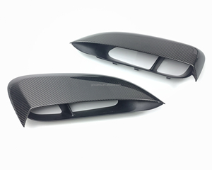 Fibre de carbone sèche + PP <span class=keywords><strong>GT4</strong></span> RS Style Side Bumper Air Vents pour <span class=keywords><strong>Porsche</strong></span> 718 Cayman Boxster Fender Side Vent Trim - Product Image 5