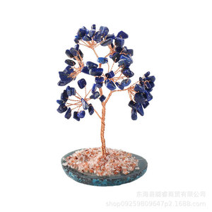Árbol de la Fortuna de Cristal, Decorativo, Paquete de Varias Piezas, Hecho a Mano con Piedra Natural, Regalo Artesanal para el Hogar u Oficina - Product Image 3