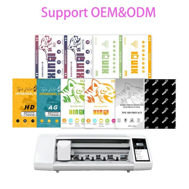 Universal TPU Hydrogel Film Soft 2D Phone Screen Protectors High Sensitivity Self-Healing Full Coverage