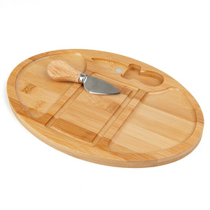 Planche à steak en bambou avec ensemble de couteaux pour la cuisine et la salle à manger - Product Image 3
