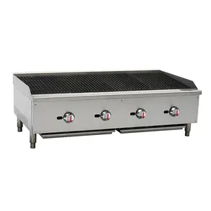 Commercial Catering Equipment 48 inch Gas Radiant Charbroiler BBQ Grill For Hotel Restaurant