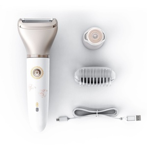 Portable Cordless 2-in-1 Electric Razor Painless Body Shaver Facial Hair Remover for Ladies Bikini Underarm Household - Product Image 2