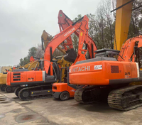 Excavatrice sur chenilles Hitachi ZX200 d'occasion, prix bas, nouveau modèle, moteur Cummins, 20 tonnes, capacité de la benne de 1,2 m, haute qualité