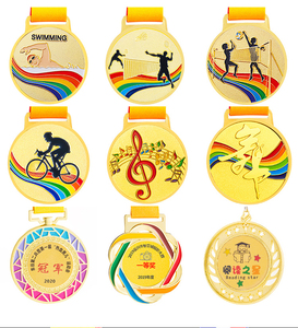 Onewey Hersteller Großhandel Metall-Medaillen Sport-Laufmedaillen Goldmedaillen mit Eigenem Logo Sublimations-Blanko-Medaillen - Product Image 6