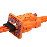 Connecteur haute tension 45A 4 positions 4P pour véhicules électriques à énergie nouvelle, câble d'alimentation EV HVIL, assemblage de câbles de batterie