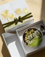 Boîte à bonbons à base de noix de dattier à double ouverture, boîte à nourriture carrée en papier, boîtes cadeaux en chocolat, ensemble de tasses pour le Ramadan, boîtes à pistaches, emballage