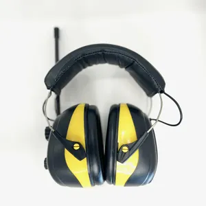 High Quality Tactical Electronic Wireless Hearing Protection AM FM Radio Headphones Safety Earmuffs