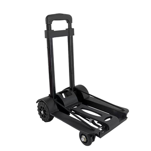 Carretilla <span class=keywords><strong>de</strong></span> Mano Plegable con 4 Ruedas - Mango Extensible <span class=keywords><strong>de</strong></span> 935 mm, Carrito <span class=keywords><strong>de</strong></span> Equipaje Plegable para Mudanzas, Compras y Viajes, Almacenamiento Compacto - Product Image 3