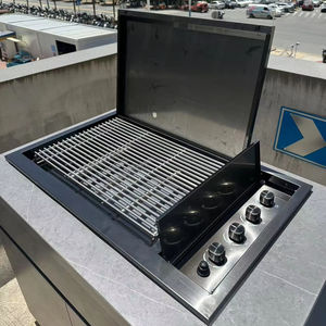 Potenziato 304 acciaio inox 4 bruciatore 35 'griglia a Gas ad alto riscaldamento ideale per le configurazioni <span class=keywords><strong>di</strong></span> isola barbecue - Product Image 1