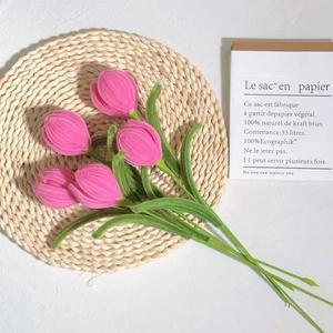 Bouquet de tulipes éternelles modernes en forme de bâtonnets – Fait main, respectueux de l'environnement, pour la Fête des Mères, <span class=keywords><strong>achat</strong></span> <span class=keywords><strong>groupé</strong></span> pour entreprises, décoration intérieure - Product Image 4