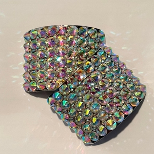 Hebilla Rectangular de Cristal AB de Lujo para Zapatos de Baile Irlandés, Adorno para Zapatos de Bailarina de Salón - Product Image 1
