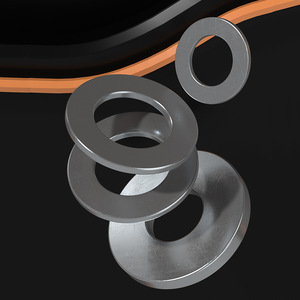 Rondelles plates Baifit en acier au carbone zingué, norme GBT97.1, grade A, niveau 4.8, pour l'industrie de la construction - Product Image 3