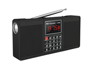 LCJ L-528 tuning numérique bleu dent réveil <span class=keywords><strong>radio</strong></span> AM FM avec BT haut-parleur, lampe <span class=keywords><strong>de</strong></span> poche et <span class=keywords><strong>enregistreur</strong></span> vocal soutien TF/USB - Product Image 5
