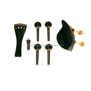 Set de Fagot de Madera de Ébano con Accesorios Dorados para Principiantes y Uso en Orquesta, Modelo Meghna International MEG-OO2, Precio de Exportación India - Product Image 1