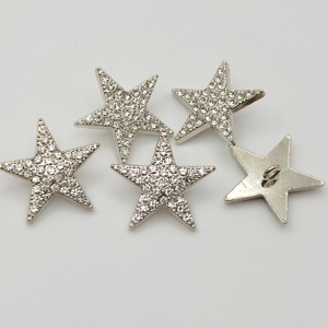 <span class=keywords><strong>20Mm</strong></span> Hình Dạng Ngôi Sao Rhinestone Pha Lê Nút Thiết Kế Thời Trang Đồ Trang Sức Bạc Nút - Product Image 6