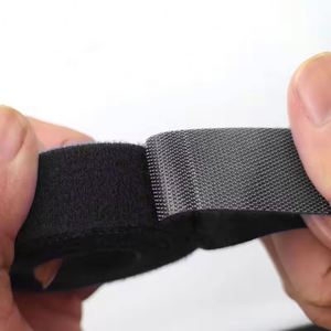 Ruban adhésif en nylon doux et lisse, Velcro 100 % nylon personnalisé, ruban adhésif à faible élasticité, Velcro double face - Product Image 1