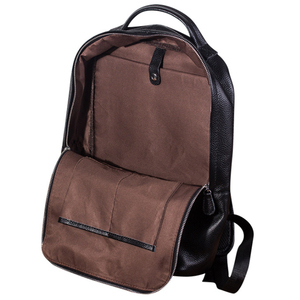 New Fashion Famous Brand Genuine Leather <strong>Backpack</strong> Travel College Style <strong>Large</strong> Capacity Luxury Men <strong>Black</strong> <strong>Backpack</strong> - Product Image 4