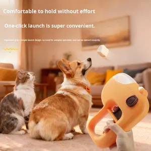 Dispensador Automático de Comida para Mascotas, Ecológico y Bonito, Lanzador de Comida Liofilizada para Aliviar el Aburrimiento, Juguete Interactivo para Perros y Gatos, Almacenamiento de Comida - Product Image 1