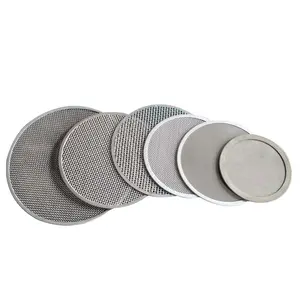 100 pièces/boîte 51mm 53mm 57.5mm 58.5mm disque à mailles frittées en acier inoxydable disque de filtre à café expresso maille écran Puck