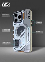 Nouvelle conception d'anneau magnétique TPU+PC pour coque de téléphone portable 16/15 Pro Max avec protection antichoc