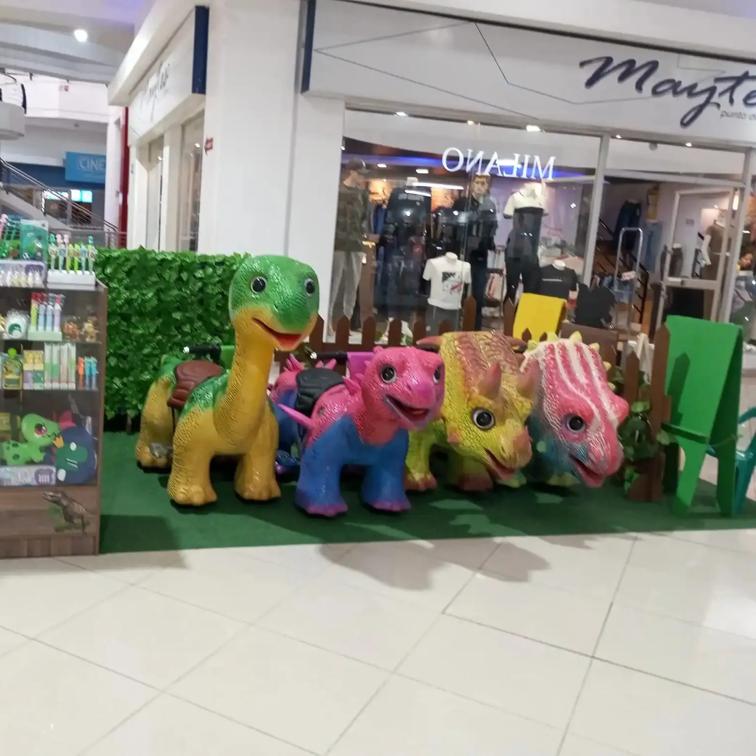 Simulation Electronic Animation Dinosaur Scooter Coin Operated Customized Theme Park Walking Dinosaur White Dinosaur for Kids