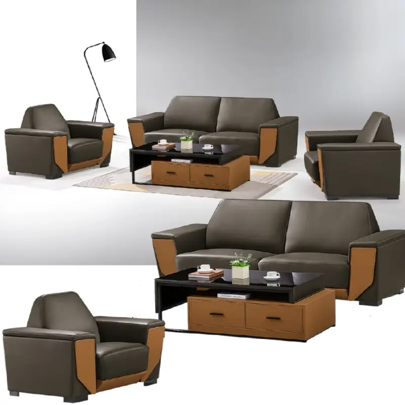 Canapé d'angle nordique moderne pour le salon, meubles, sièges de réception, canapé de bureau exécutif pour salle d'attente