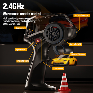 Mini voiture de drift RC 1:<span class=keywords><strong>64</strong></span> avec phares Waterdrop et feux arrière Star Ring, télécommande 2,4 GHz, chargeur intérieur/extérieur, <span class=keywords><strong>c</strong></span>âble USB - Product Image 6