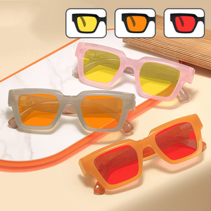 Gafas con Lentes Naranjas para Hombre, Gafas de Computadora para Mujer con <span class=keywords><strong>Filtro</strong></span> de <span class=keywords><strong>Luz</strong></span> <span class=keywords><strong>Azul</strong></span>, Mejor Sueño y Descanso, Gafas con Lentes Rojos, Logotipo Personalizado - Product Image 2