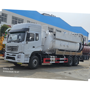 HOWO 8~10 Cbm Septik Tank Vacuum Suction Sewage Tanker Truck for Africa Cesspit Emptier - Product Image 1