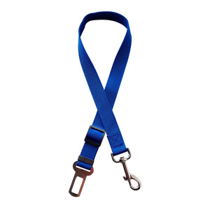 Cinturón de seguridad de coche para perros y gatos, accesorio ajustable de nailon, varios colores, suministro de fábrica - Product Image 5