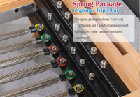 Machine professionnelle de Pilates en bois de hêtre pour l'entraînement du corps équipement de gymnastique portable maison Yoga Fitness réformateur prix usine