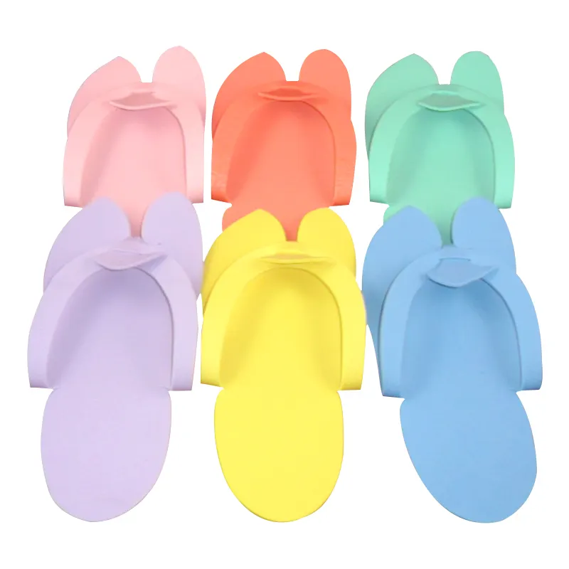 Beauty Salon Foam EVA Pedicure Slippers Flip Flop Disposable Custom