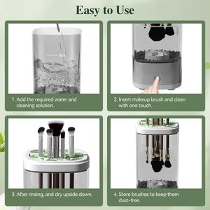 Limpiador y Secador de Brochas de Maquillaje Eléctrico Automático con Motor de 7000 RPM, Portátil para Todos los Tamaños, Uso Doméstico y Comercial - Product Image 5