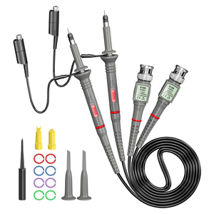 Cleqee P6100 2 Stks Oscilloscoop Sonde 100Mhz Scope Clip Sonde Voor <span class=keywords><strong>Tektronix</strong></span> Hp Oscilloscoop - Product Image 1