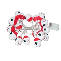 Weihnachts lichterketten mit kreativem Schneemann-und Weihnachtsmann-Design IP65 Whole some Decorative Lighting für Home Window Display