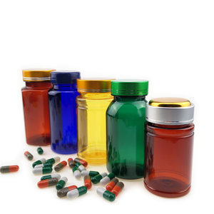 Botella Redonda de Plástico PET/HDPE para Almacenamiento de Píldoras, Cápsulas y Tabletas Farmacéuticas, con Tapa a Prueba de Niños, Servicio OEM con Logotipo Personalizado - Product Image 5