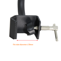 Support de microphone et de téléphone en métal durable CNBear K-601-2B avec tube de 30 mm de diamètre, accessoires universels pour microphone