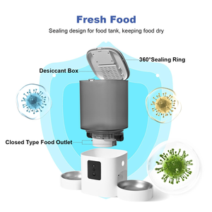 <b>Remote</b>-<b>Controlled</b> <b>Smart</b> Pet Feeder for Cats and Dogs Stainless Steel Automatic Feeding Machine - Product Image 3