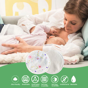 Yetişkin yeniden kullanılabilir yumuşak süt göğüs pedleri 100% organik bambu göğüs pedleri taşıma çantası ile - Product Image 6