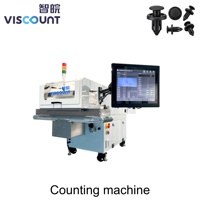 Machine de comptage et d'emballage de visionnage certifiée CE, largement utilisable pour pièces de monnaie, boucles, fiches, bouchons et attaches
