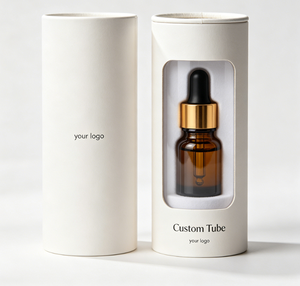 OEM <b>Custom</b> Round Paper Tube, Cosmetic Packaging Cylinder Box for <b>Lipstick</b>/Essential Oil, Durable Kraft Cardboard Tube - Product Image 3